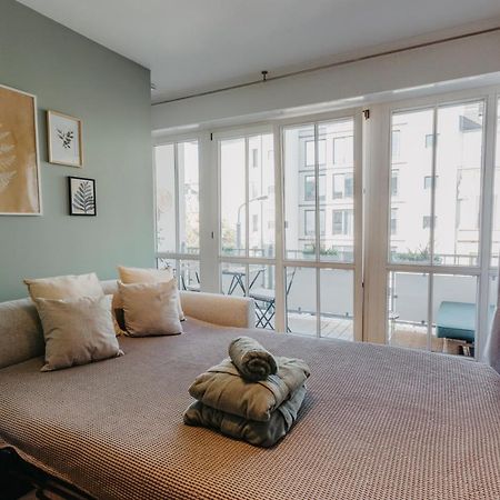 Traber Apartments Im Herzen Leipzigs Balkon Parkplatz מראה חיצוני תמונה