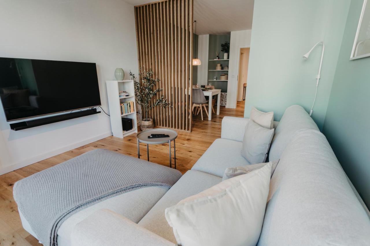 Traber Apartments Im Herzen Leipzigs Balkon Parkplatz מראה חיצוני תמונה