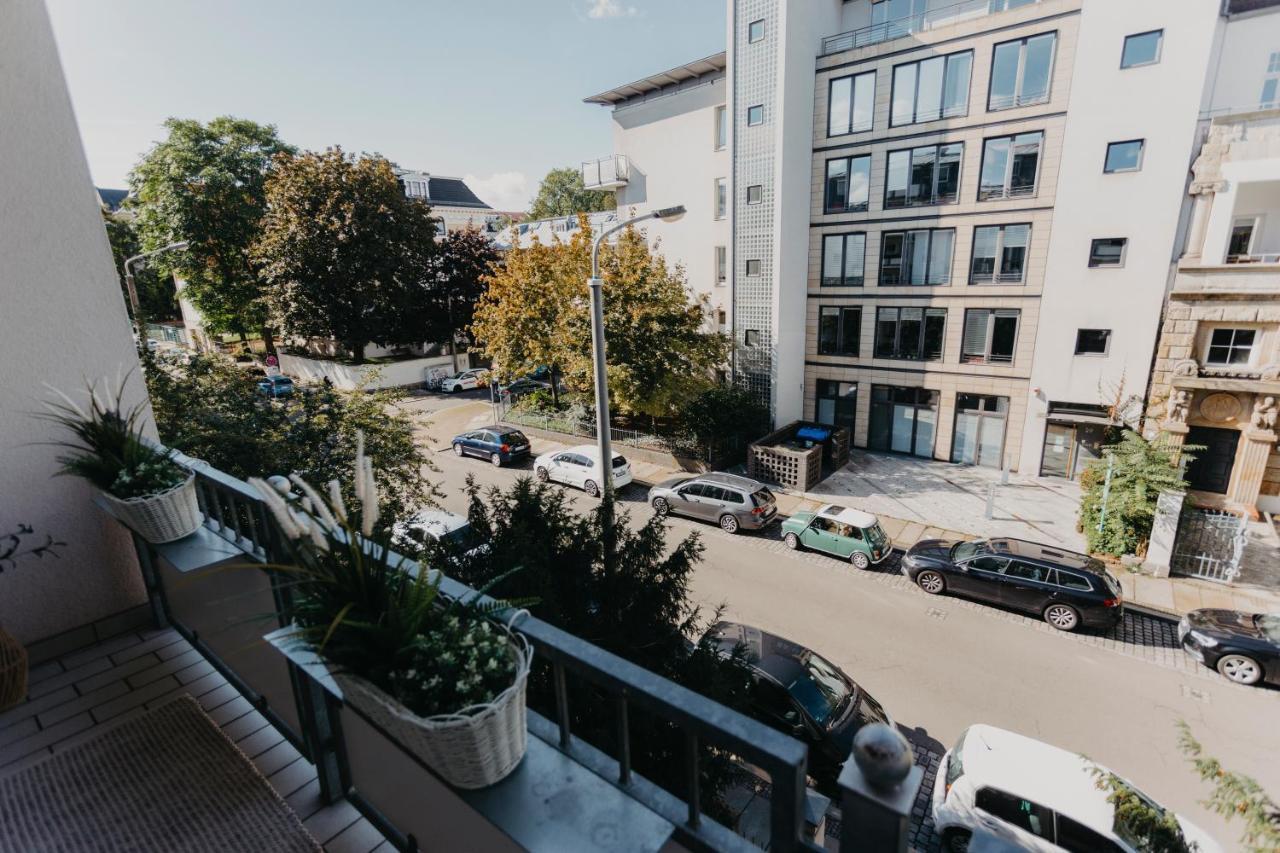 Traber Apartments Im Herzen Leipzigs Balkon Parkplatz מראה חיצוני תמונה