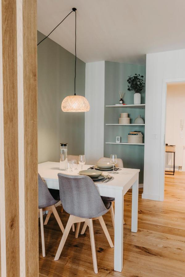 Traber Apartments Im Herzen Leipzigs Balkon Parkplatz מראה חיצוני תמונה